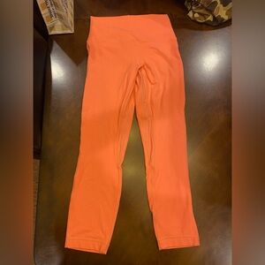 Lululemon Coral/Pinkish Leggings 23”